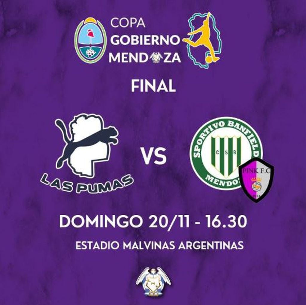La final de Copa Mendoza femenina: Las Pumas y Banfield/Pink.