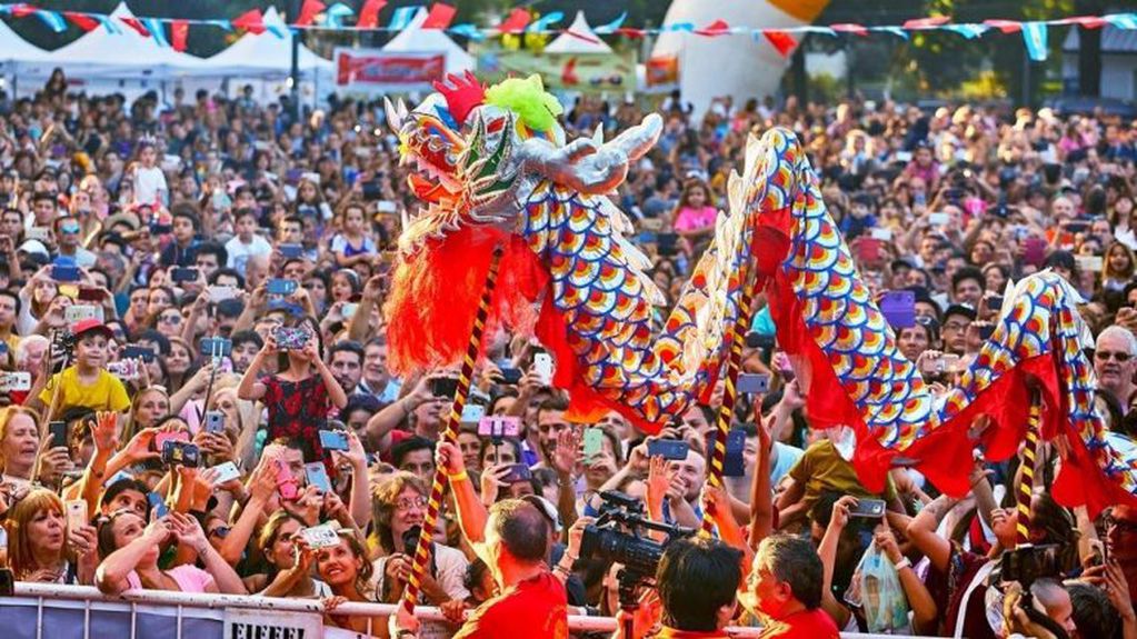 El año nuevo chino se celebra en todo el mundo. (Foto: Télam)