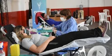 Se llevó a cabo una jornada de donación masiva de sangre en el Club Estudiantes