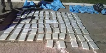Secuestraron 84 kilos de cocaína en Juan Bernabé Molina