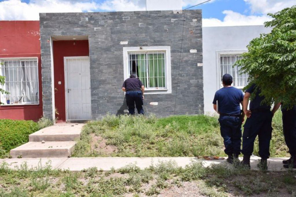 Así buscaban al exhibicionista en San Luis.