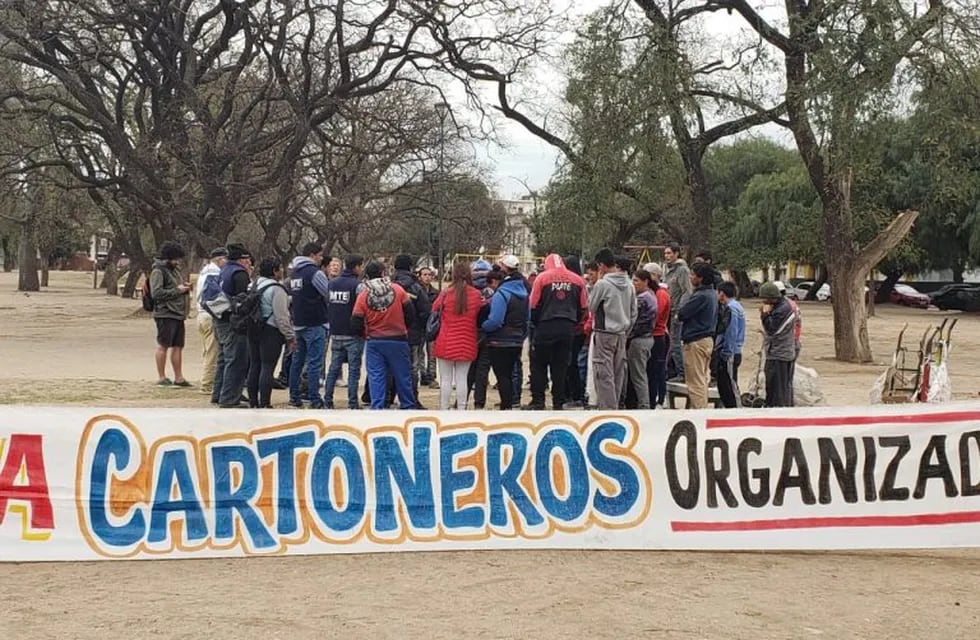 Protesta de Cartoneros.