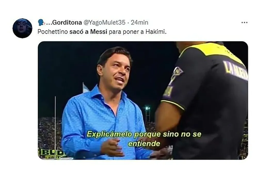 Los mejores memes tras el cambio de Messi en el PSG.