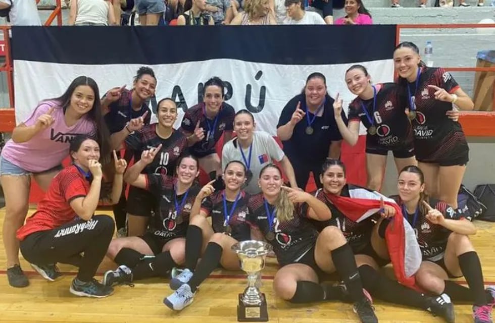 Muni de Maipú campeones en Liga de Honor femenina 2022.