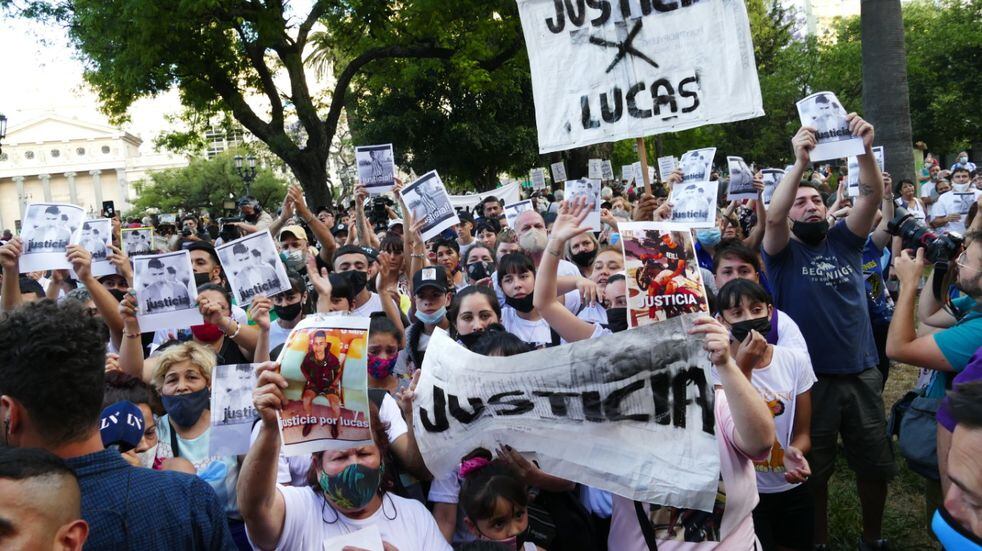 Realizaron una marcha para pedir justicia por Lucas González (Archivo)