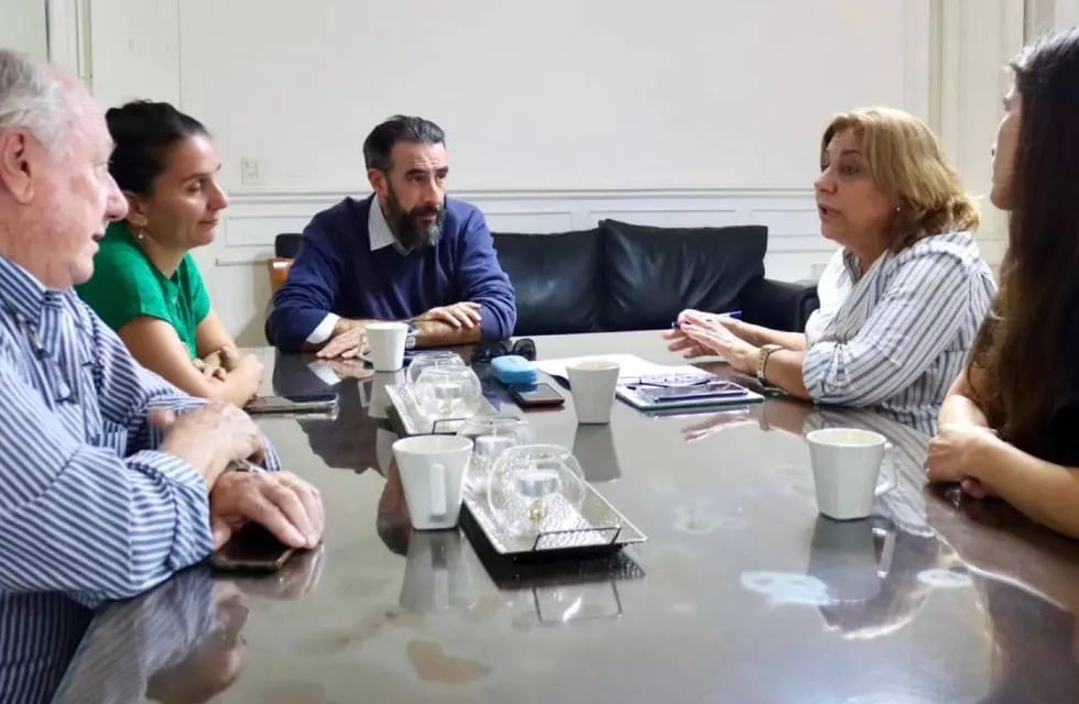 Dirigentes del gremio se reunieron con la ministra Sonia Martorano en junio.