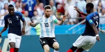 Argentina y Francia se cruzaron en los octavos de final de Rusia 2018