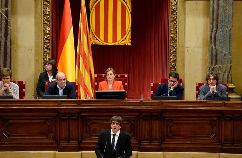 Puigdemont reivindicó “el mandato del pueblo catalán de ser independiente”.