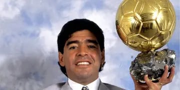 Balón de oro de Maradona