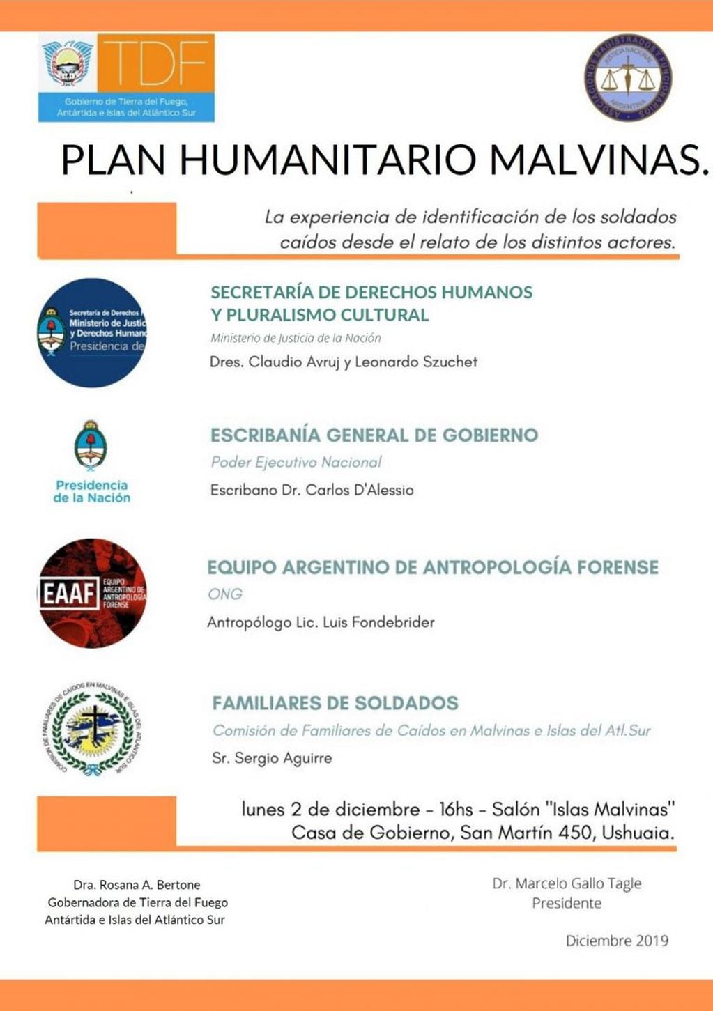Plan humanitario Malvinas