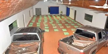 Operativo de Gendarmería descubre millonario cargamento de marihuana en Colonia Victoria