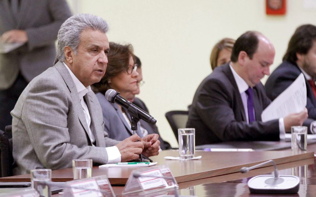 Lenín Moreno. (Eduardo Flores/Presidencia Ecuador/DPA)