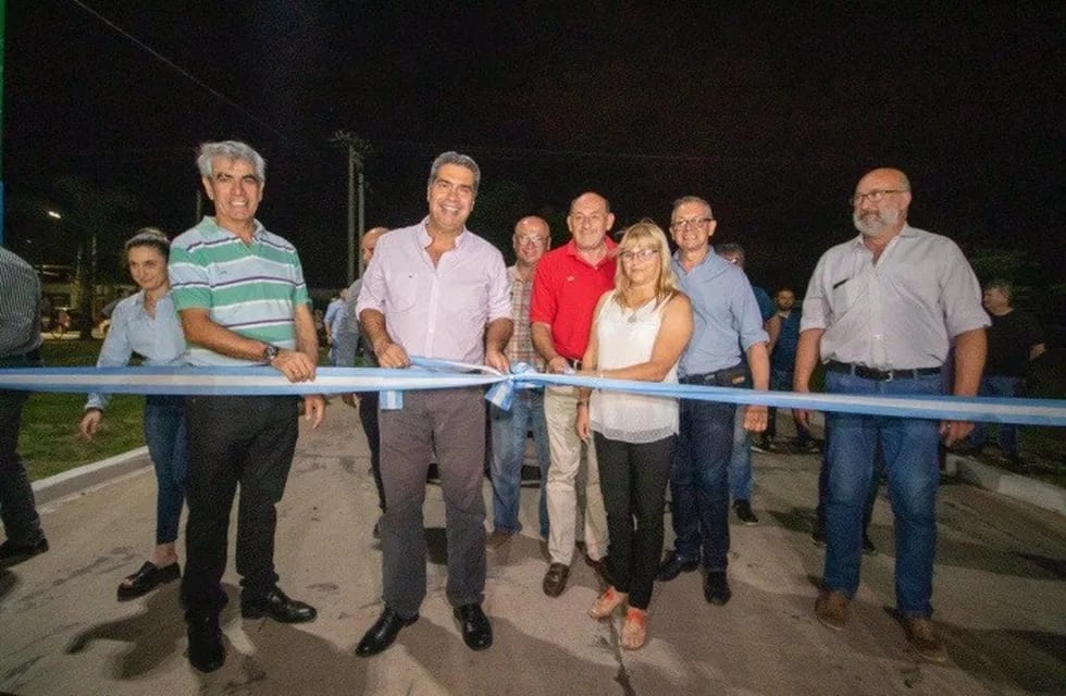 El gobernador inauguró obras en Fontana. (Web).