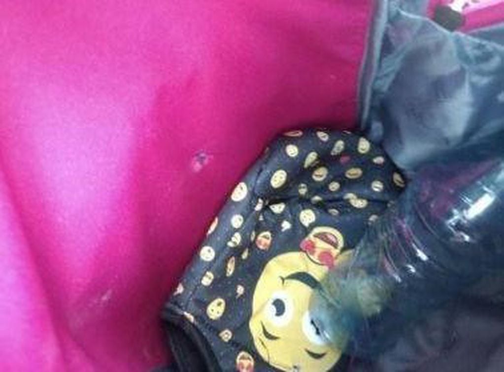 La bala impactó en la mochila de la hija de la víctima (Web)
