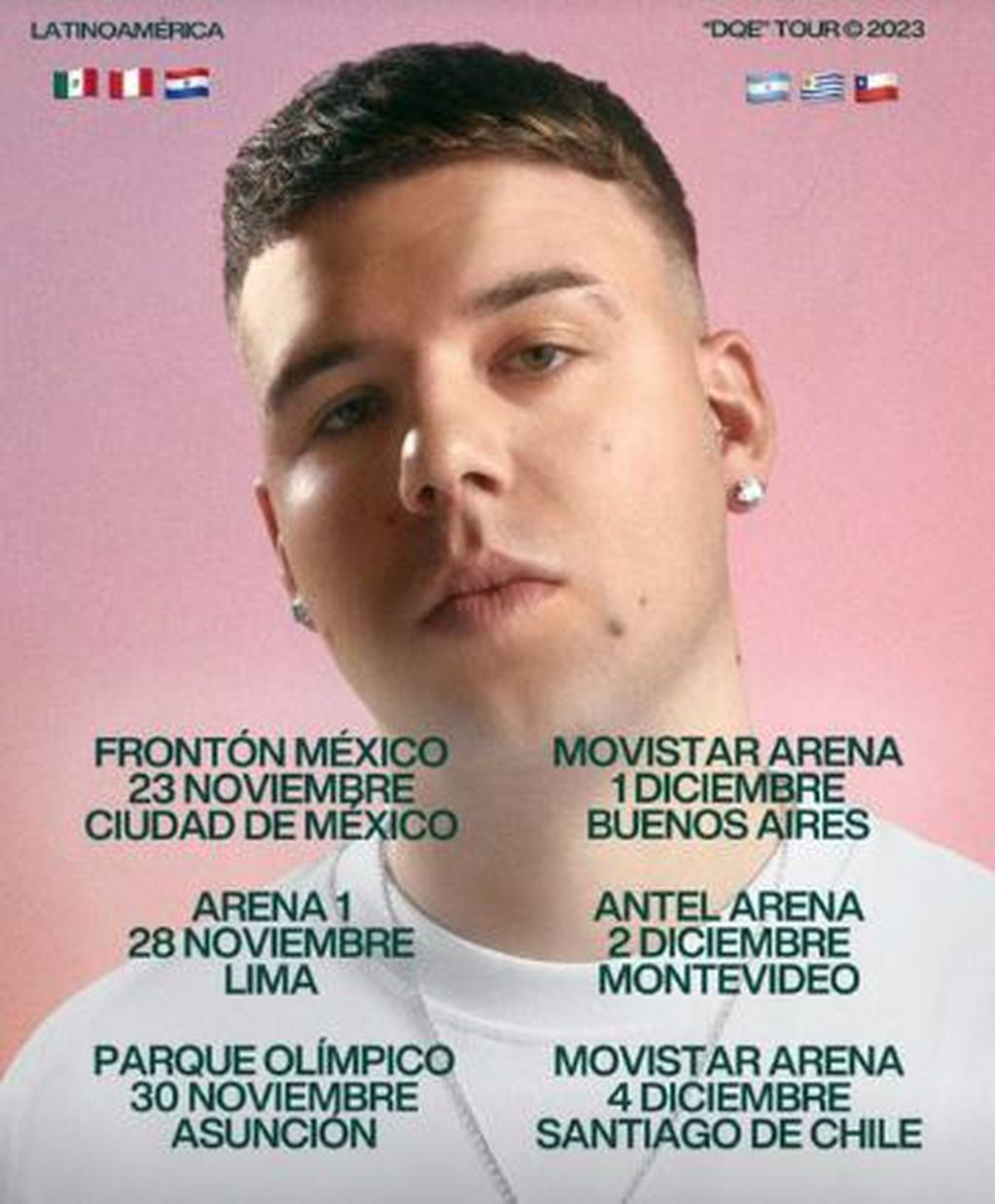 Quevedo anunció un show en el Movistar Arena: cuándo será y precios de entradas
