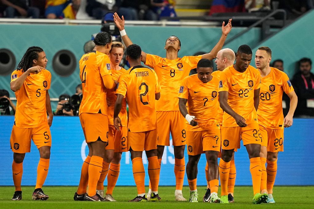 Países Bajos ganó el grupo A y se enfrentará a Estados Unidos en los octavos de final. Foto: AP.