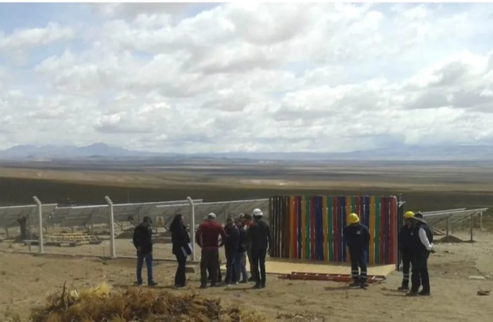 Inauguraron una planta solar en Olaroz Chico, Jujuy