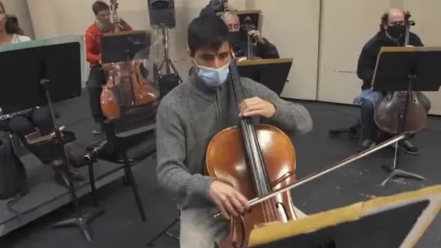 Músicos de la Orquesta Sinfónica de Salta