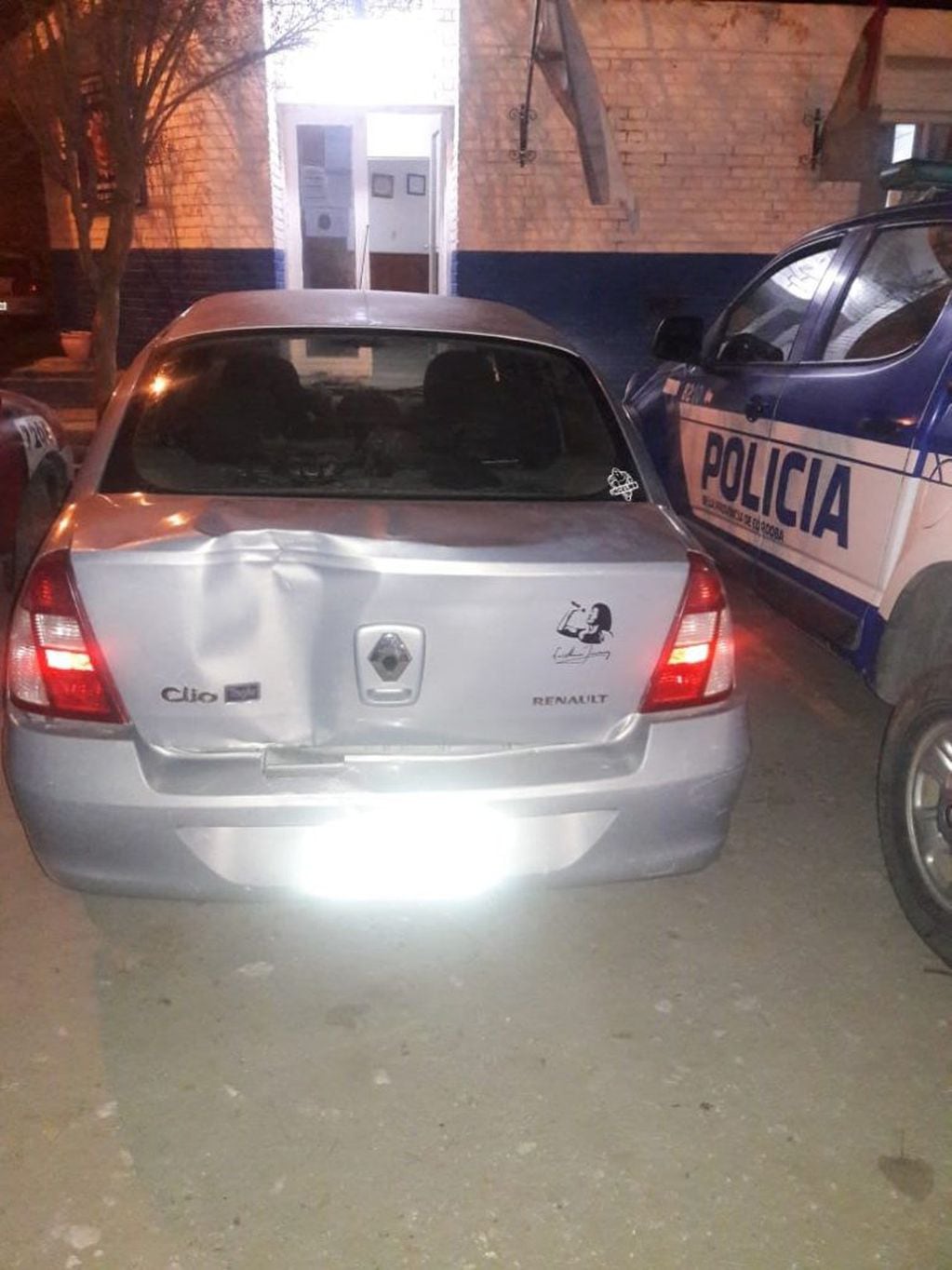 Renault Clio que fue utilizado para robar una vivienda hace poco más de un mes.