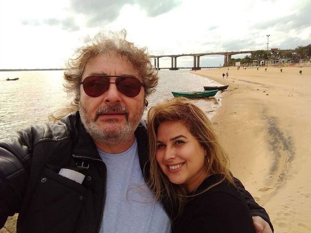 Claudio Rissi y su novia, pasan la cuarentena en Chaco (Web)