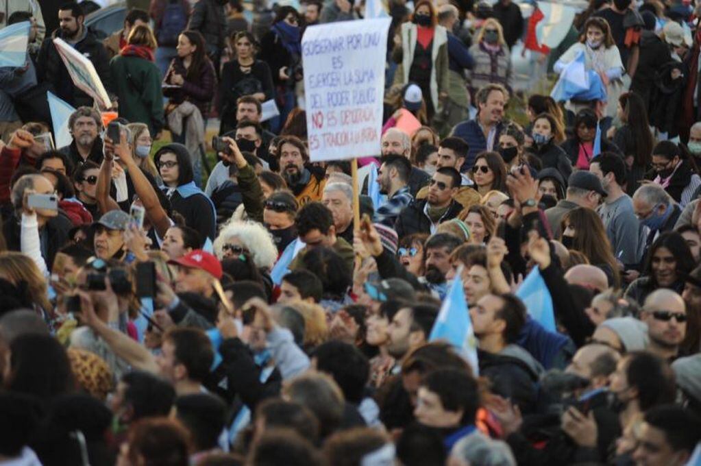 Marcha 17A: masiva concentración en el Obelisco (Foto: Federico Lopez Claro)