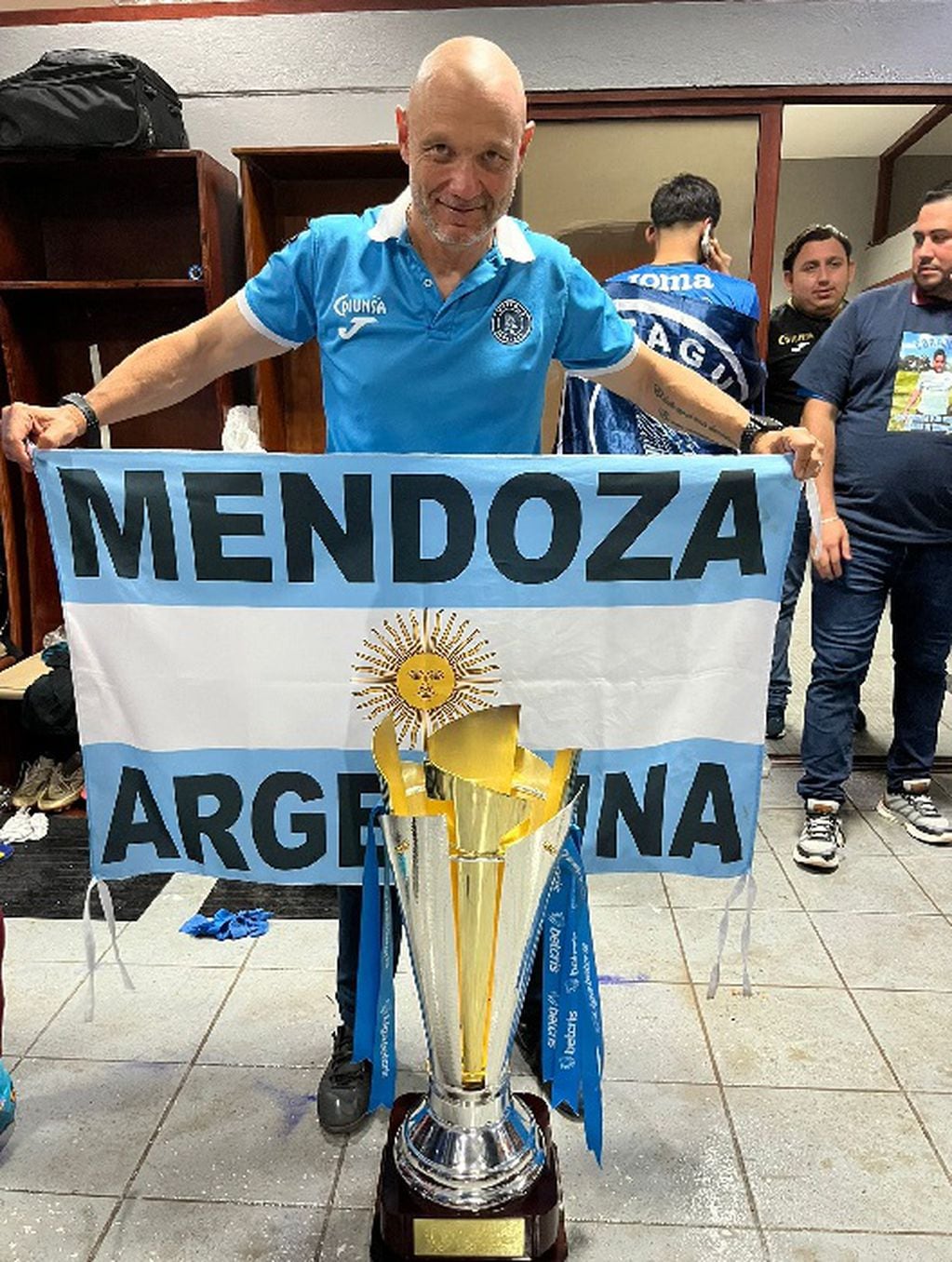 Juan Bertani, preparador físico del plantel de Motagua que se consagró campeón del fútbol de Honduras.