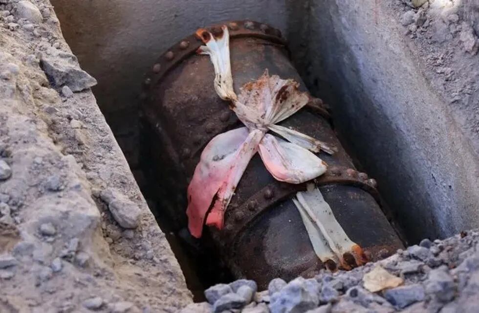 Encontraron un "cofre del tesoro" enterrado en una plaza de Neuquén.