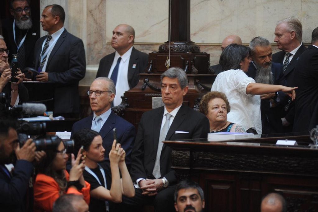 Se abre hoy el 141° período de sesiones ordinarias del Congreso de la Nación. Los jueces de la Suprema Corte Carlos Rosenkrantz y Horacio Rosatti.   (Federico López Claro / La Voz)