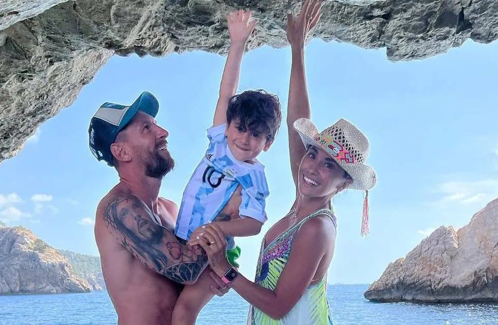 El hermano menor de Thiago y Mateo conoció Es Vedrá en el último verano europeo.