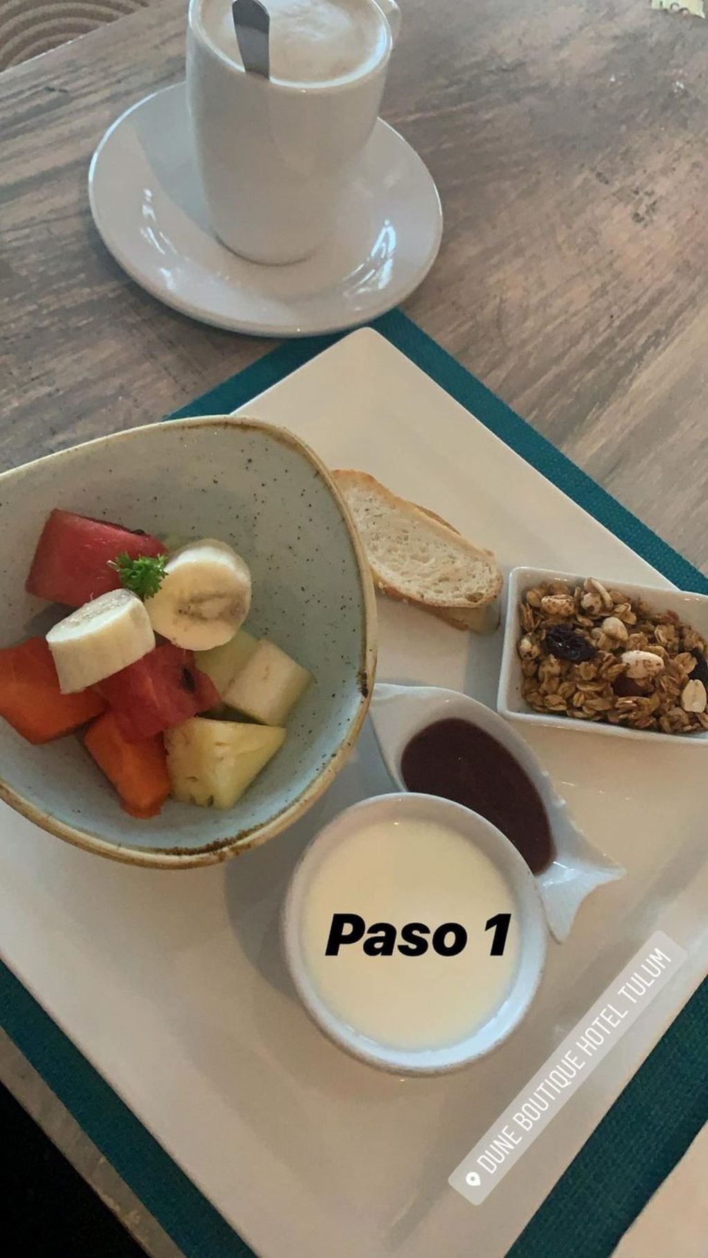Rocío Guirao Díaz mostró su desayuno en Instagram (Foto: Instagram/ @rocioguiraodiaz)