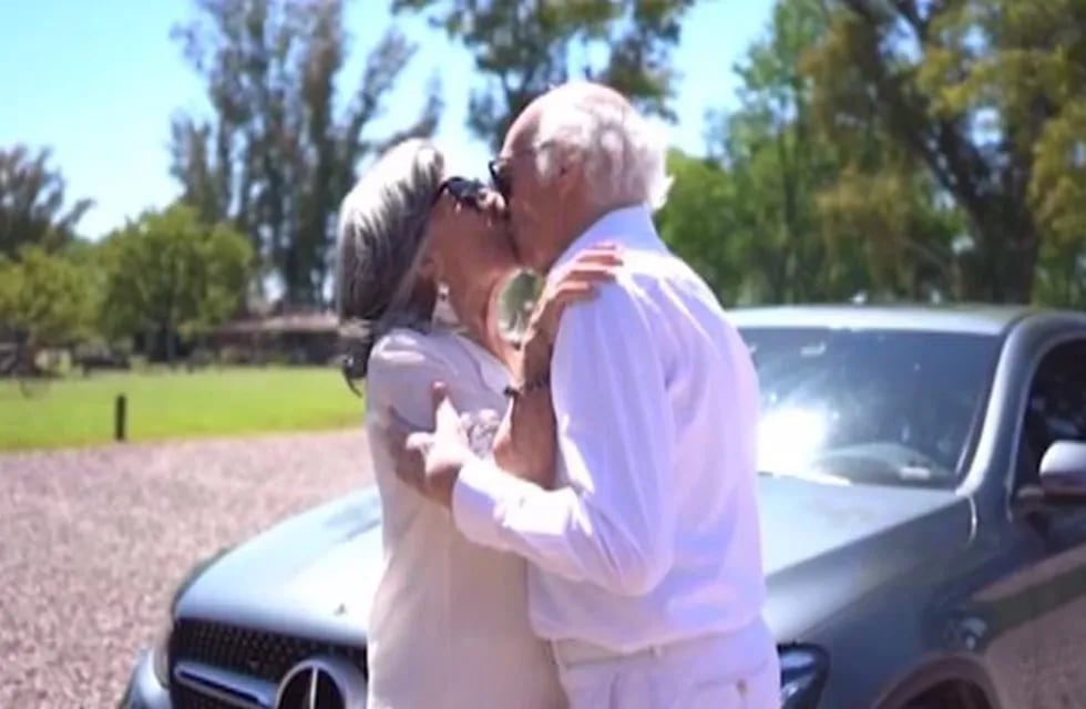 El video de Carlos Bianchi y su esposa Margarita (Foto: captura video)