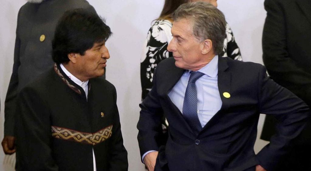 Mauricio Macri y Evo Morales (AP/Archivo) 