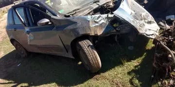 Autos involucrados en un trágico accidente