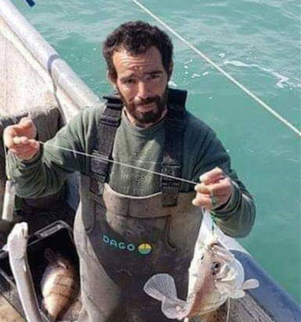 Marcelo Díaz pescador Monte Hermoso