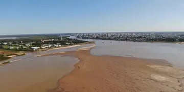La bajante del río Paraná seguiría hasta marzo.