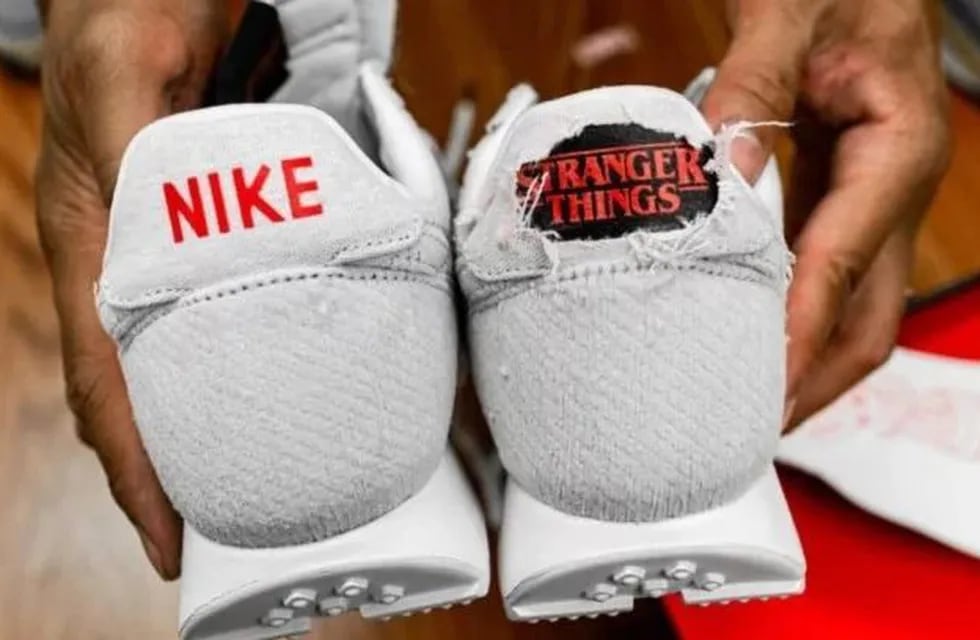 Las zapatillas de Stranger Things que lanzó Nike en una edición limitada (Foto: web)