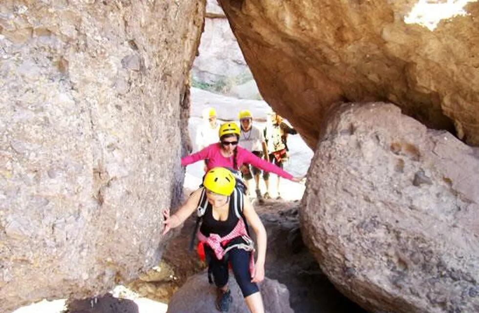 Trekking en San Rafael, una de las propuestas para atraer turistas.