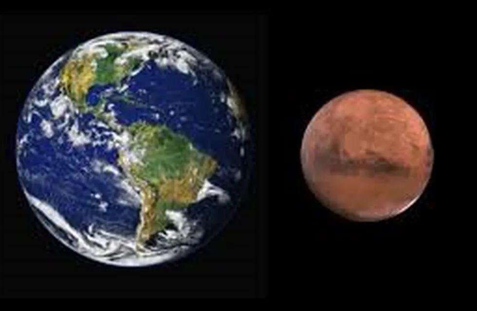 La Tierra y Marte