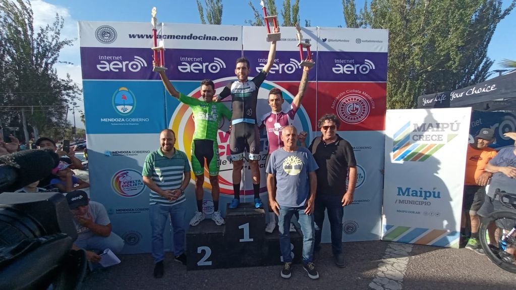 Matías Lisa ganó la quinta etapa de la 47° Vuelta de Mendoza. / GentilezA: Luis Rojo Mallea.