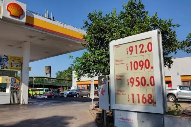 Aumento de precios en combustibles