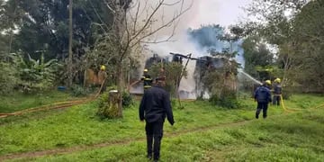 Montecarlo: vivienda se incendió por una vela prendida a San Cayetano