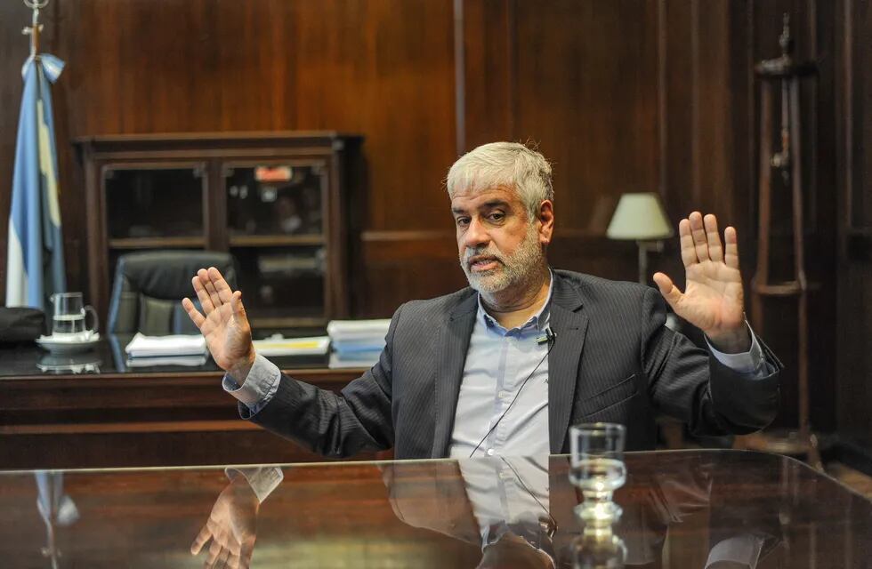 Roberto Feletti 
Secretario de comercio de Argentina
durante una entrevista 
Foto Federico Lopez Claro