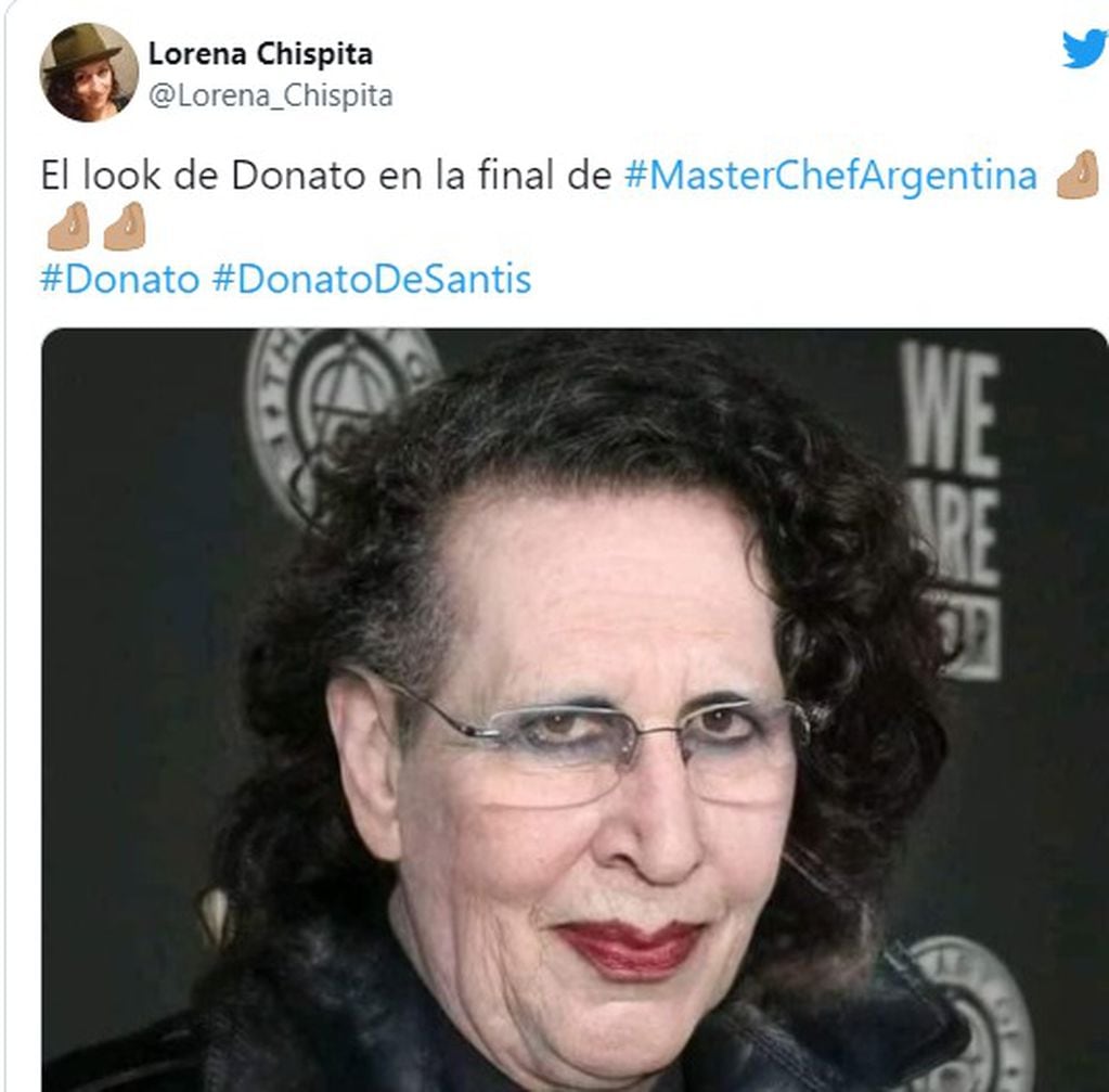 Los memes por el look de Donato de Santis en la final de MasterChef Celebrity 3