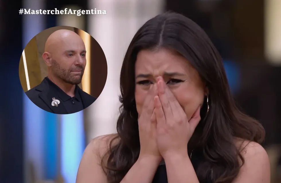 Candelaria quedó eliminada de MasterChef, quebró en llanto e hizo llorar a Germán Martitegui (Collage web)