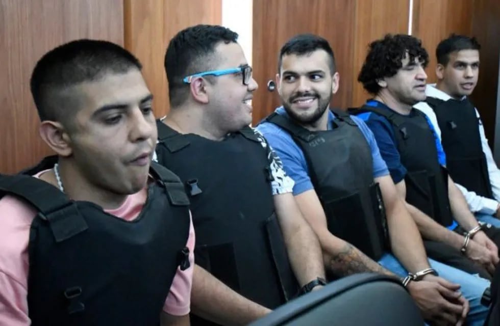 Los presuntos integrantes de la banda narcocriminal serán alojados una vez más en el Centro de Justicia Penal. (Juan José García)