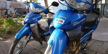 Motos donadas a la policía en Alvear