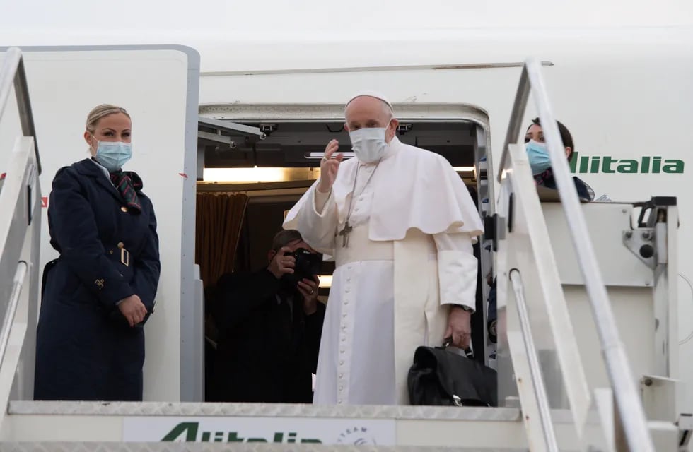 El papa Francisco llegó a Irak.