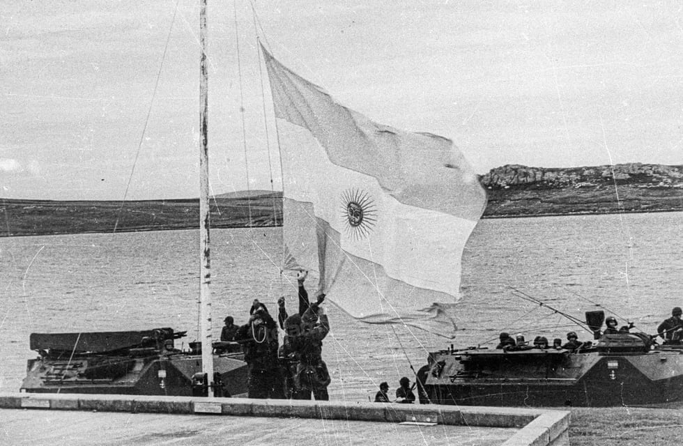 Este martes se cumplen 40 años de la rendición argentina en la Guerra de Malvinas. Foto: La Voz.