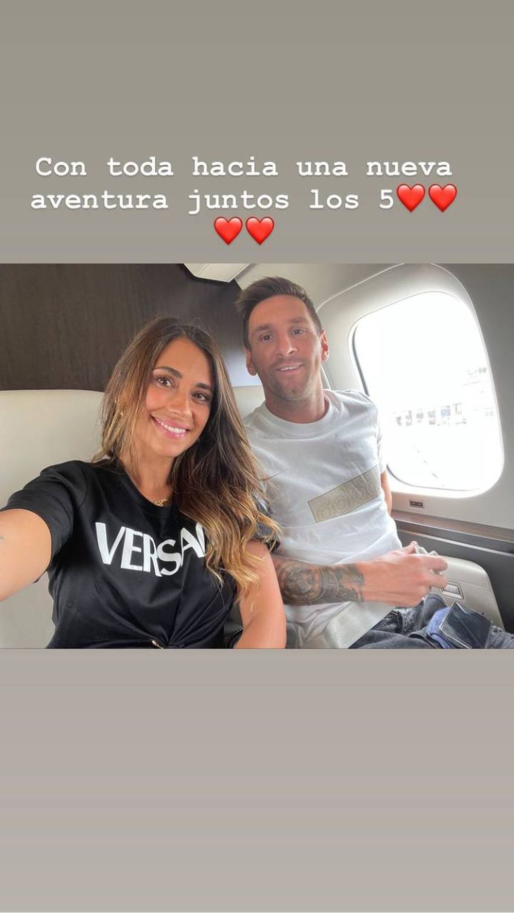 Antonela Roccuzzo y Lionel Messi viajaron a París tras la despedida de Barcelona.