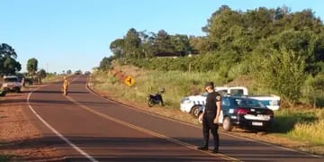 Campo Grande: motociclista falleció tras un despiste en la Ruta Provincial N°8
